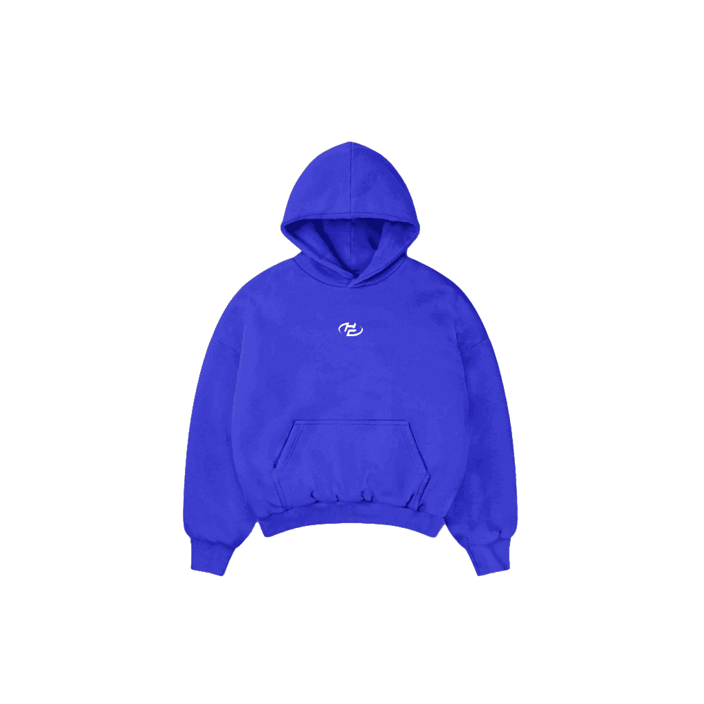 Boxy Fit Hoodie Royal Blue