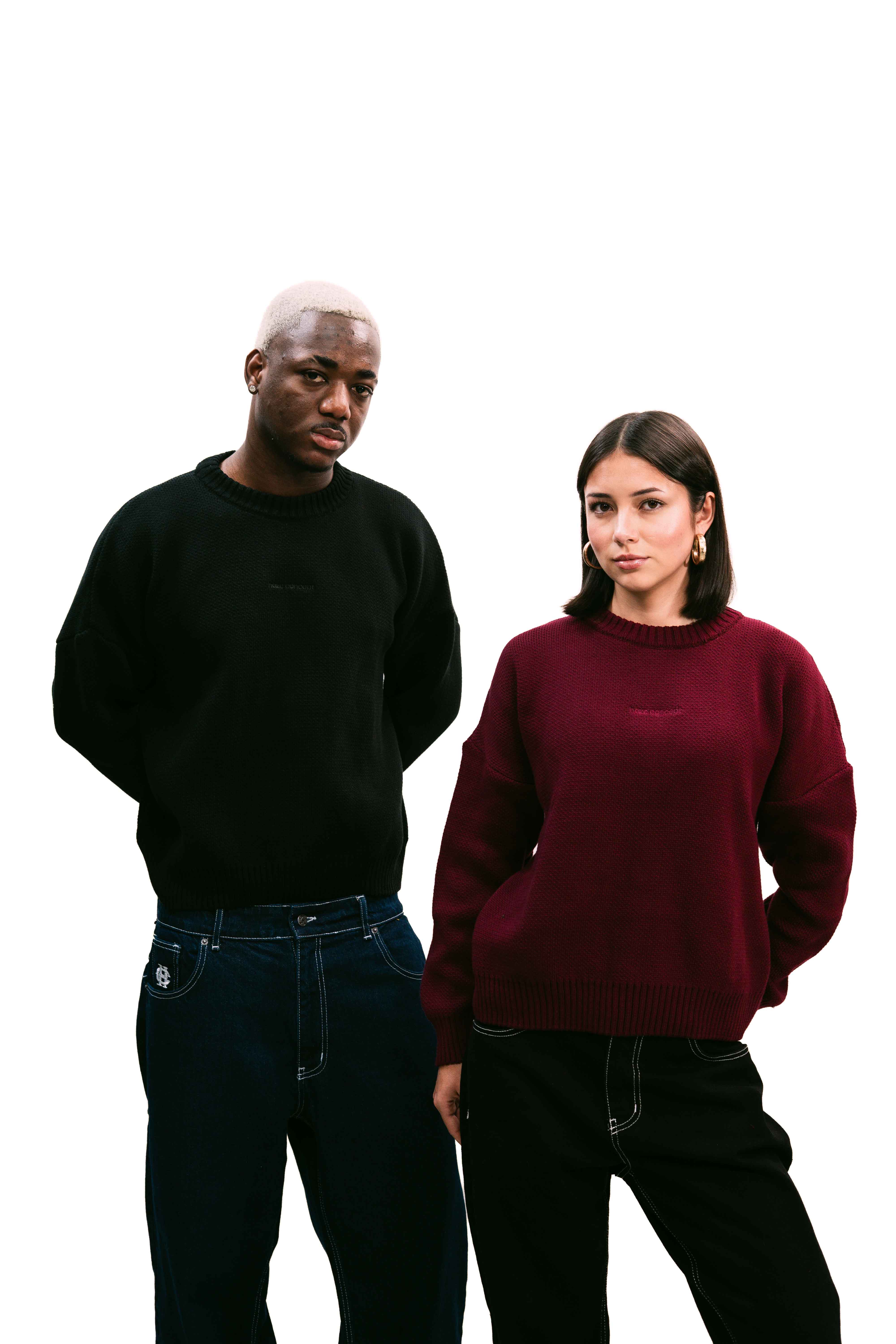 "Everyday" Knit Sweater Black