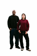 "Everyday" Knit Sweater Burgundy