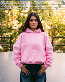 Boxy Fit Hoodie Pink