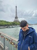 Zip Up Hoodie Navy Blue