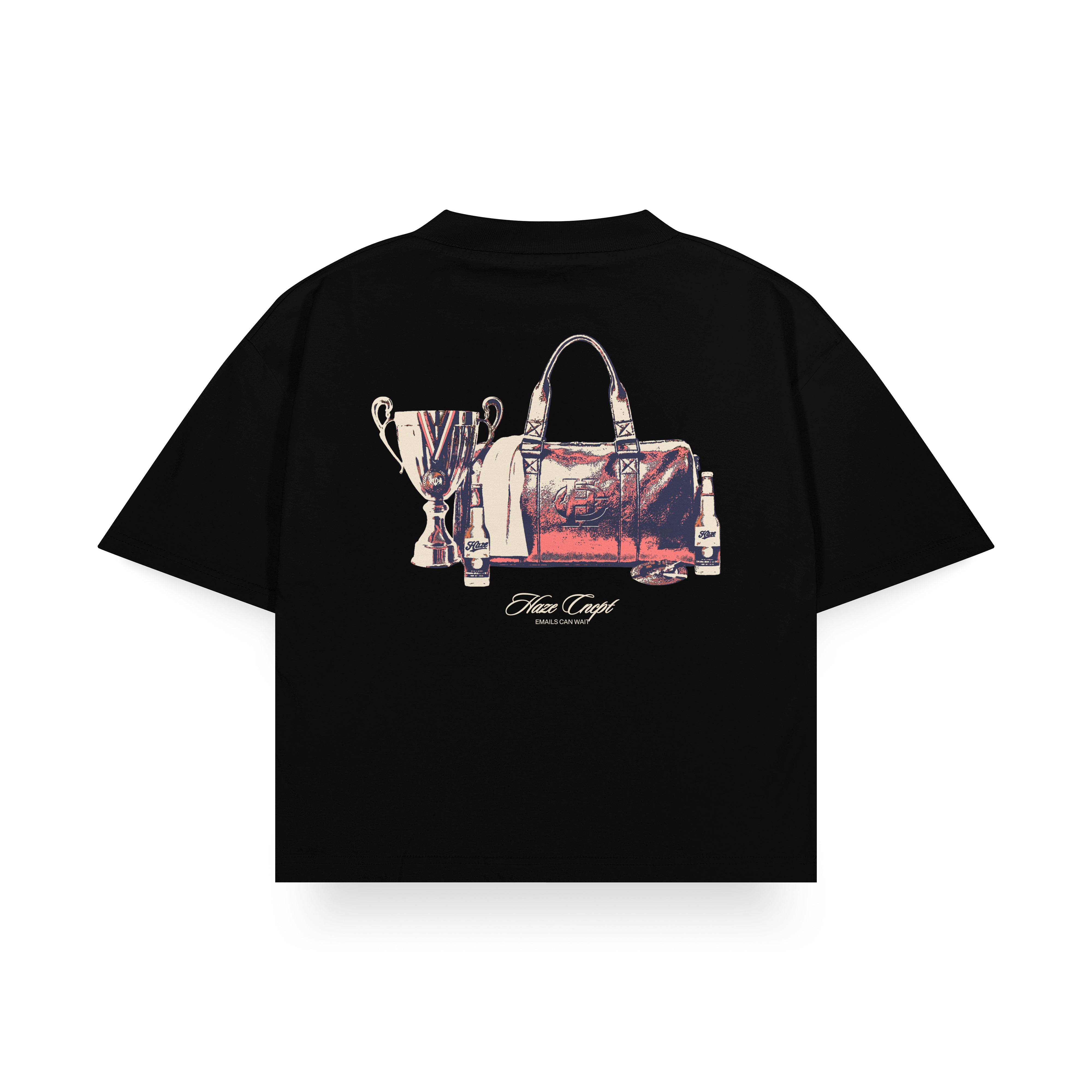 After Game Boxy Fit Tee Black