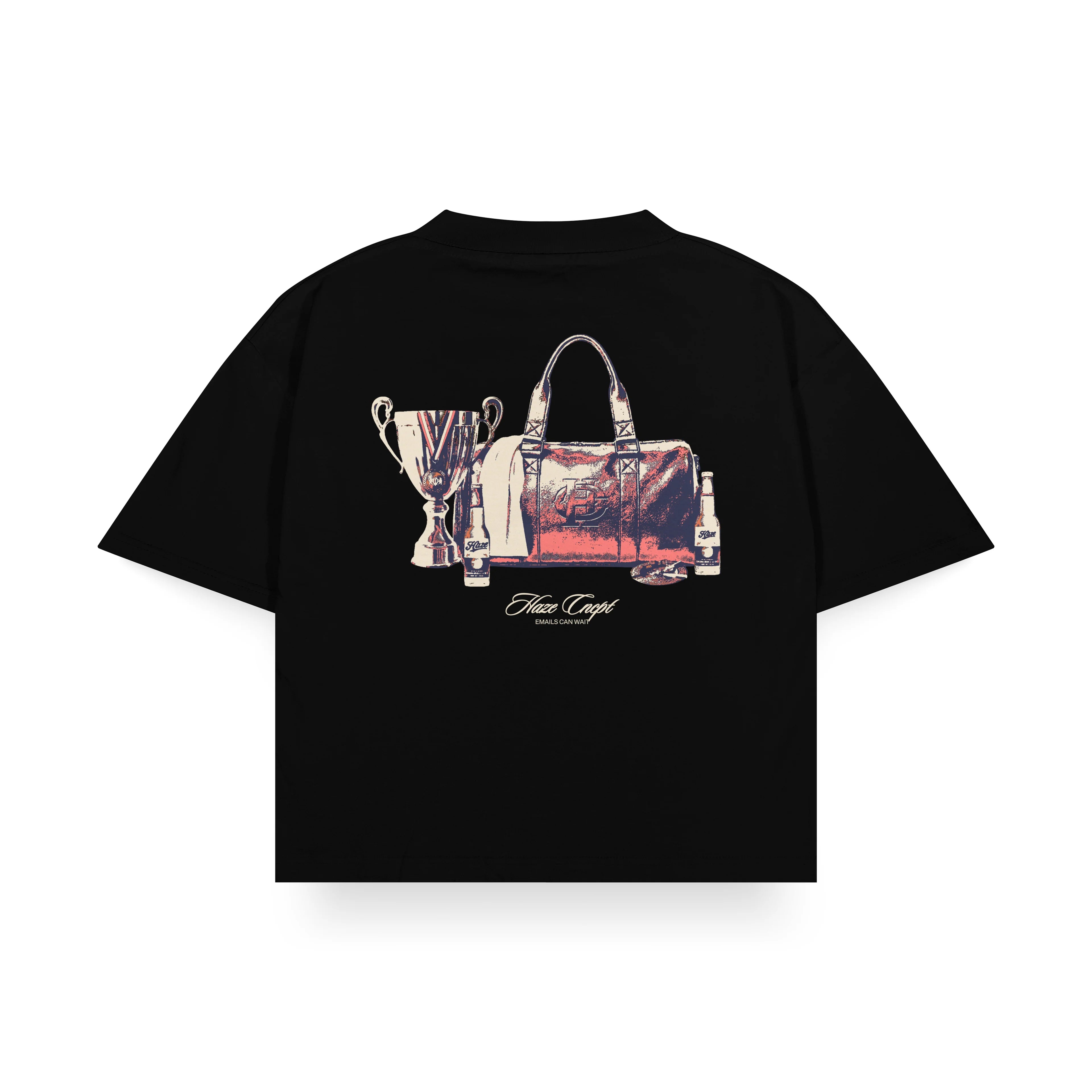 After Game Boxy Fit Tee Black