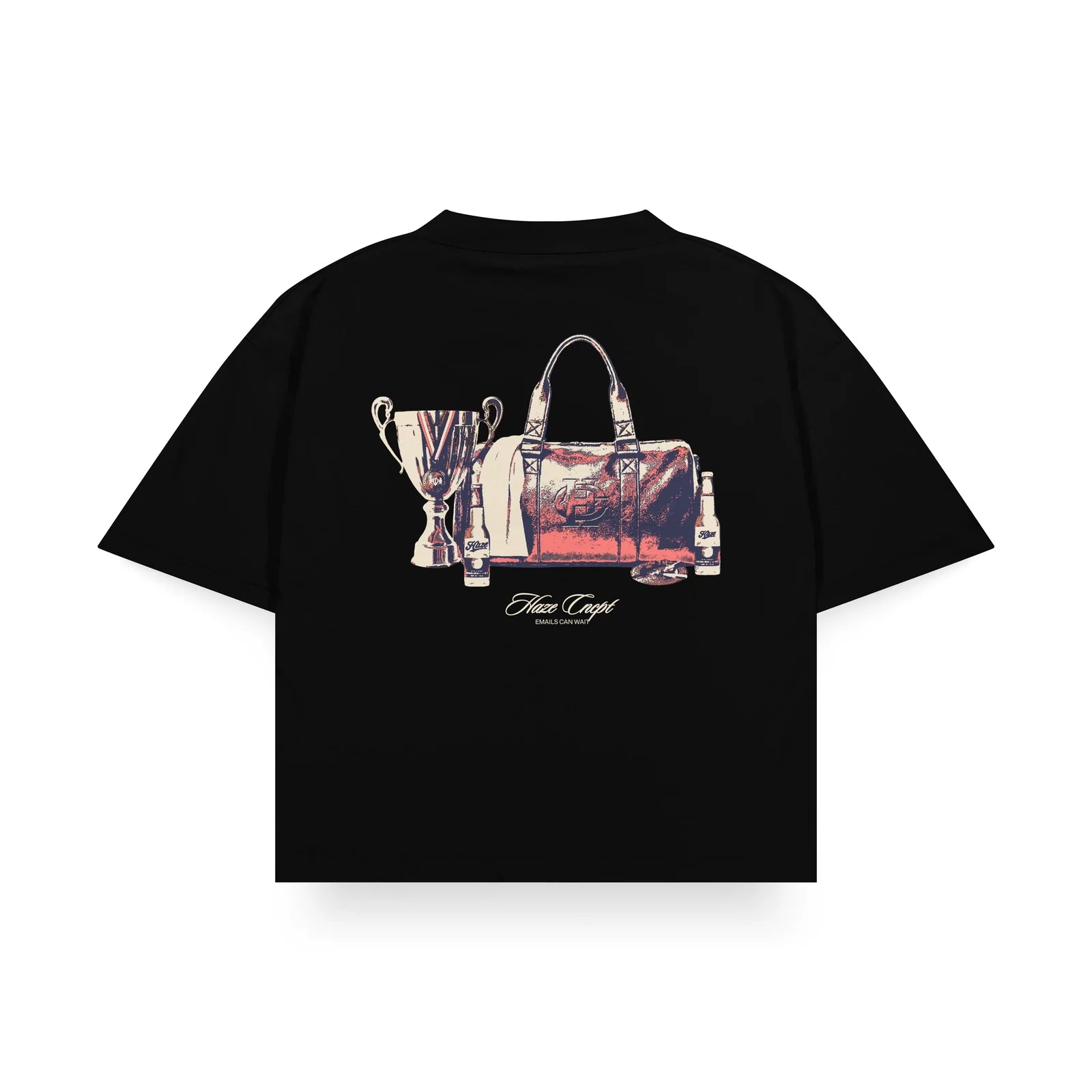 After Game Boxy Fit Tee Black