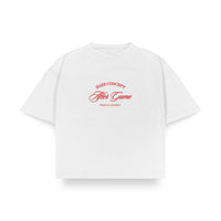 After Game Boxy Fit Tee White
