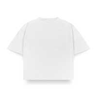 White Daily Boxy Tee