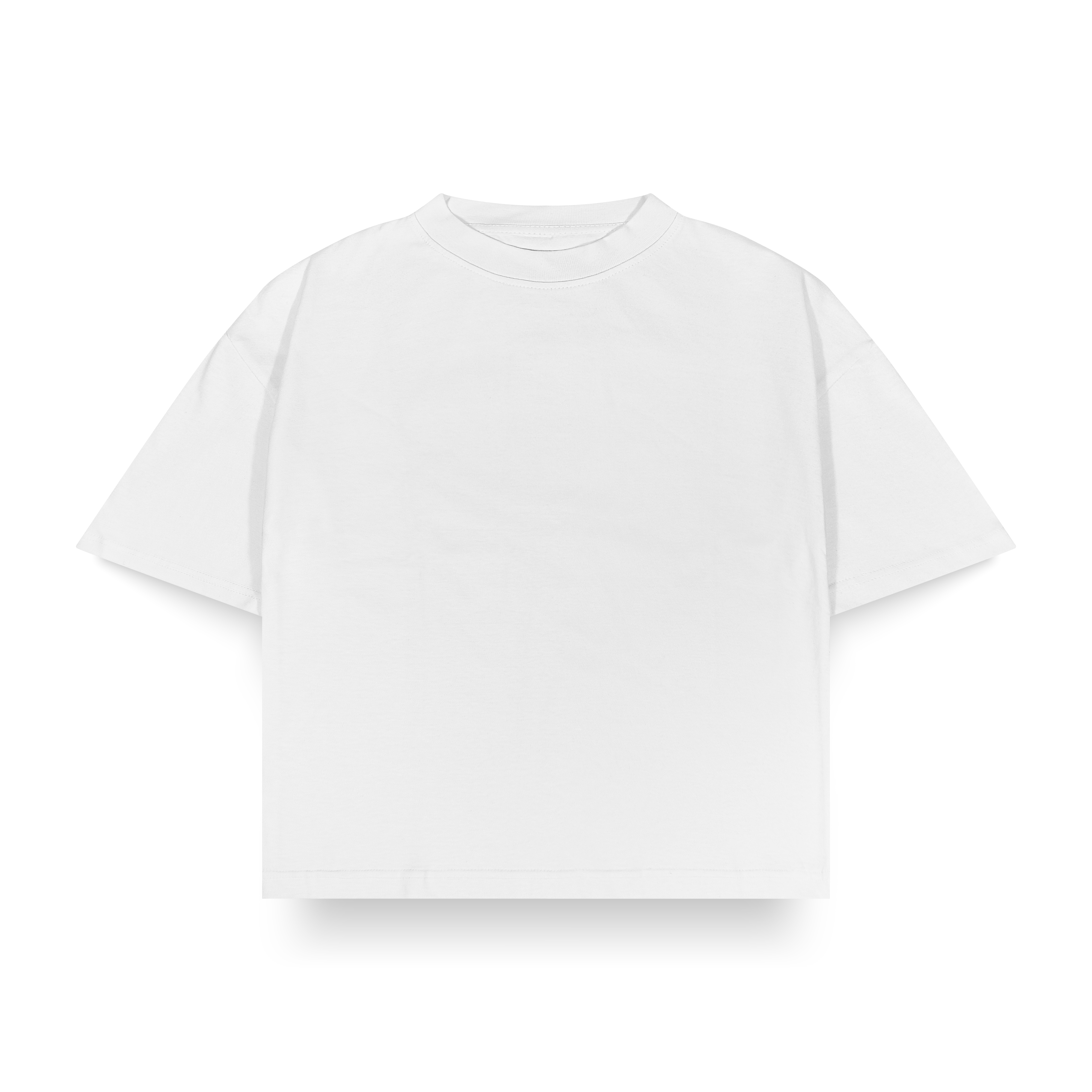 White Daily Boxy Tee