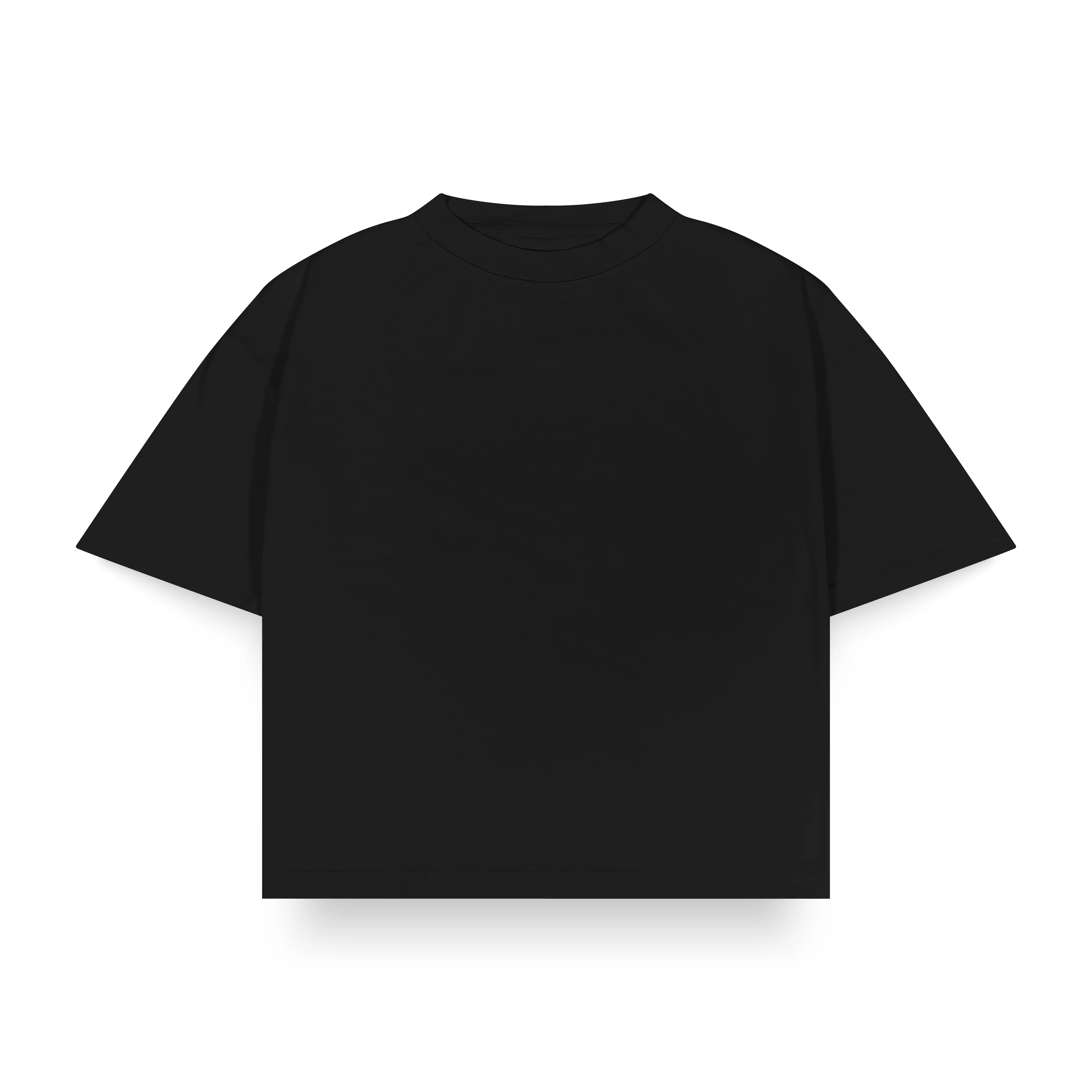 Black Daily Boxy Tee
