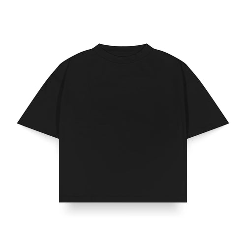 Black Daily Boxy Tee