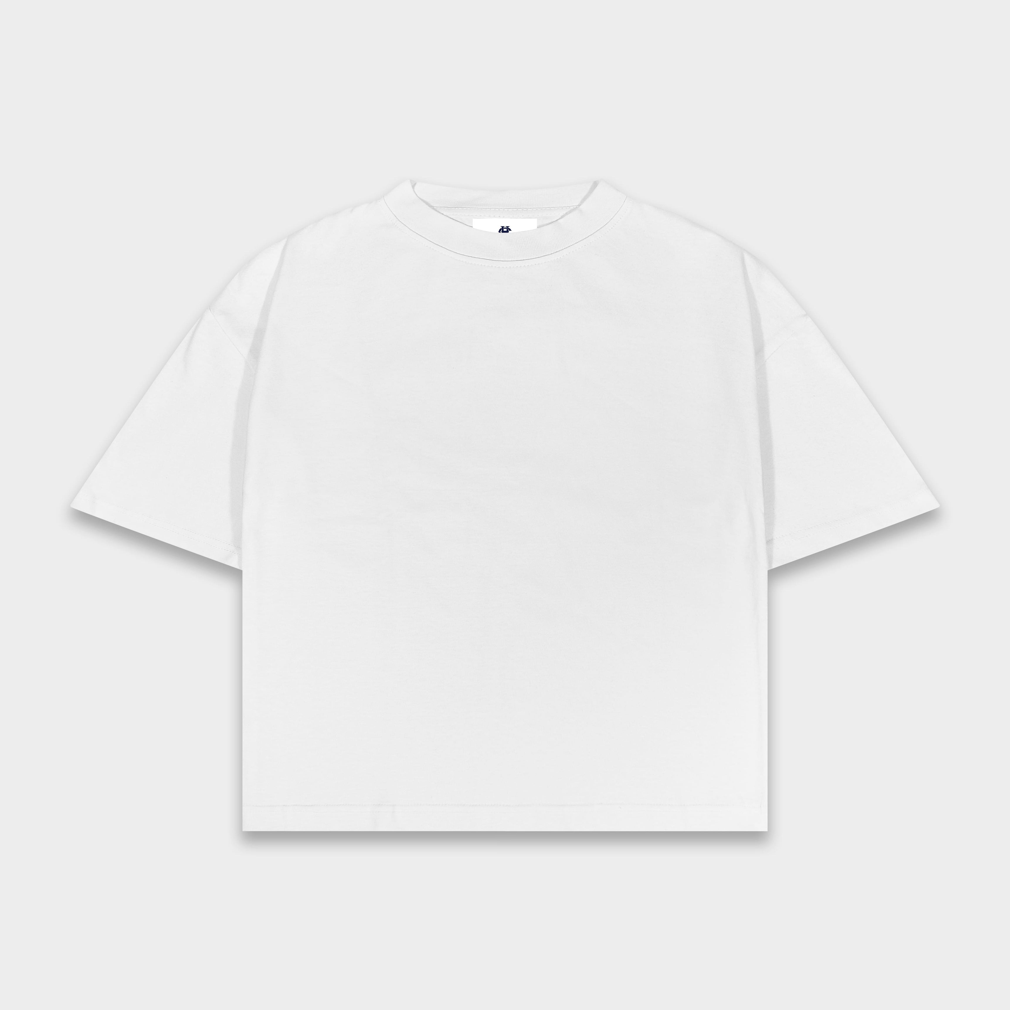 White Daily Boxy Tee