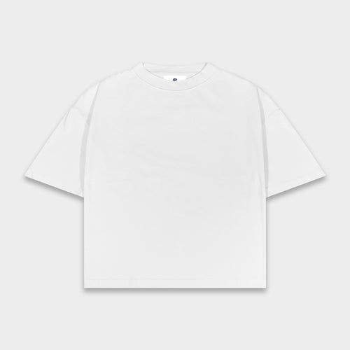 White Daily Boxy Tee