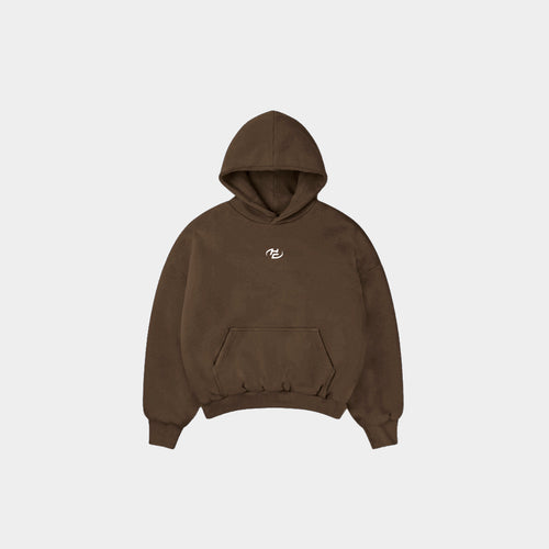 Boxy Fit Hoodie Chocolate