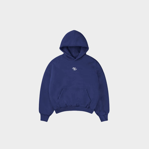 Boxy Fit Hoodie Navy Blue