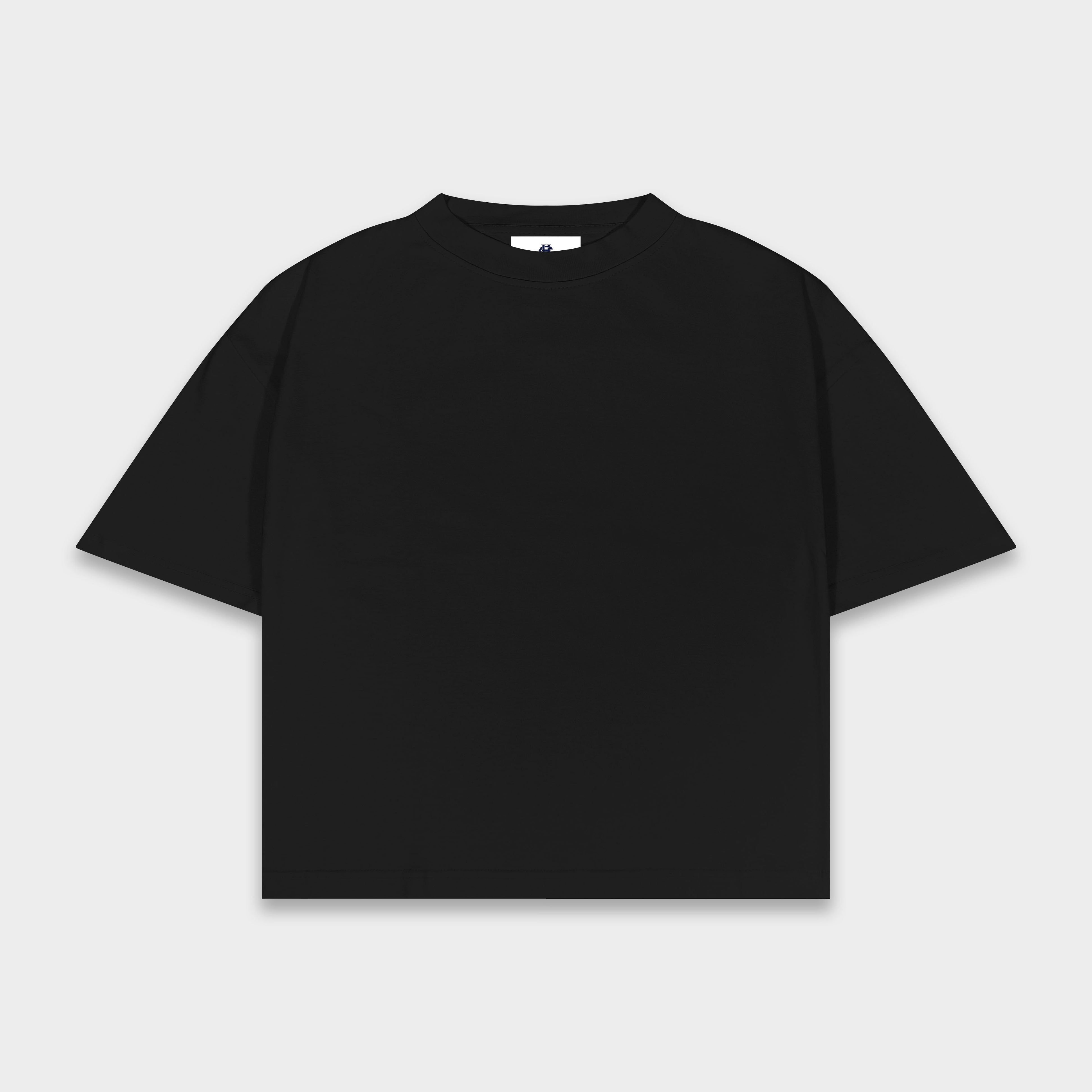 Black Daily Boxy Tee
