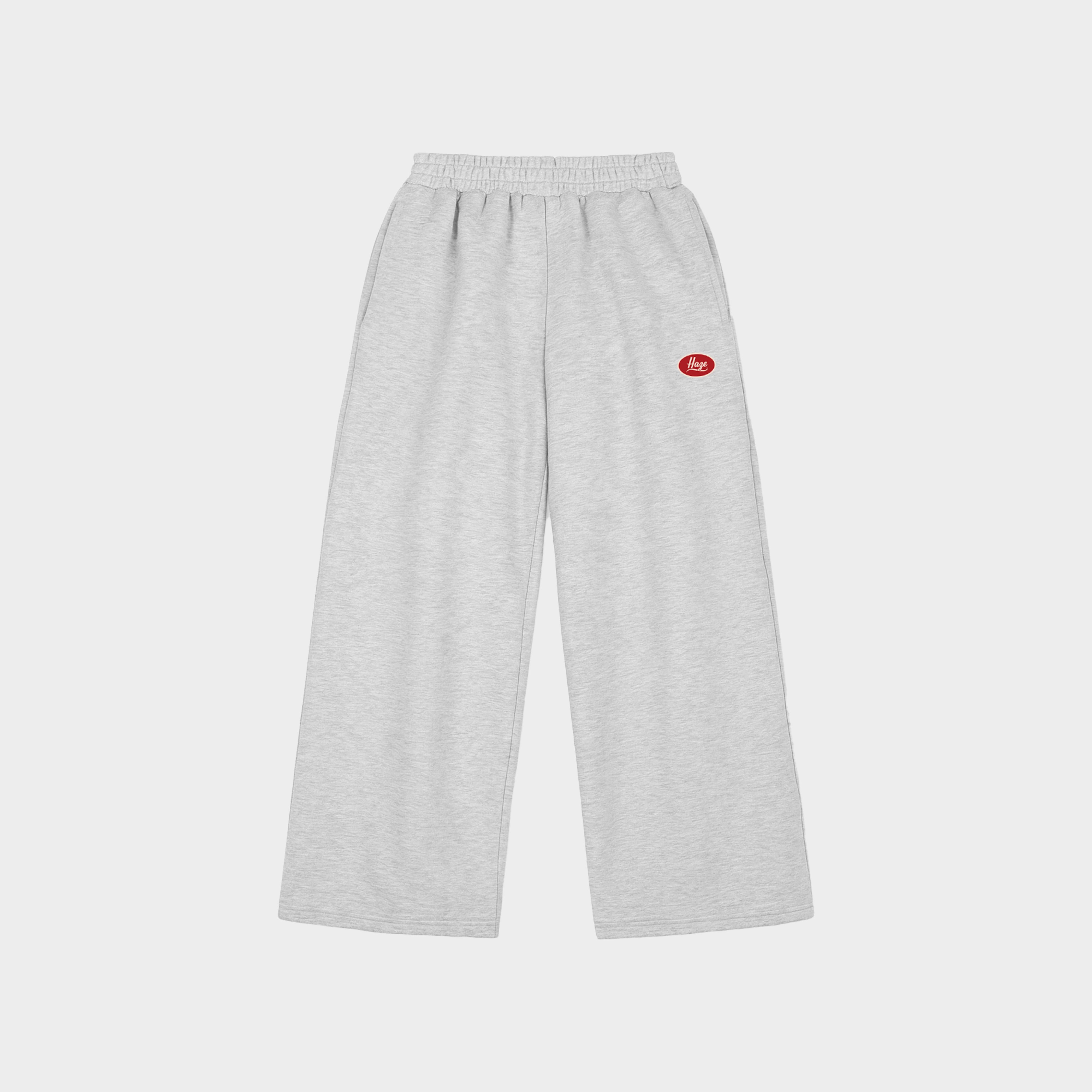 "Always On" Baggy Sweatpants Melange Grey HEAVYWEIGHT
