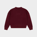 "Everyday" Knit Sweater Burgundy
