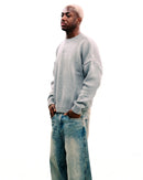"Everyday" Knit Sweater Melange Grey