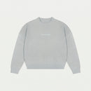 "Everyday" Knit Sweater Melange Grey