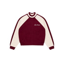"Clubhouse" Zipper Knit Burgundy
