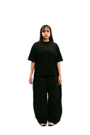 Black Daily Boxy Tee