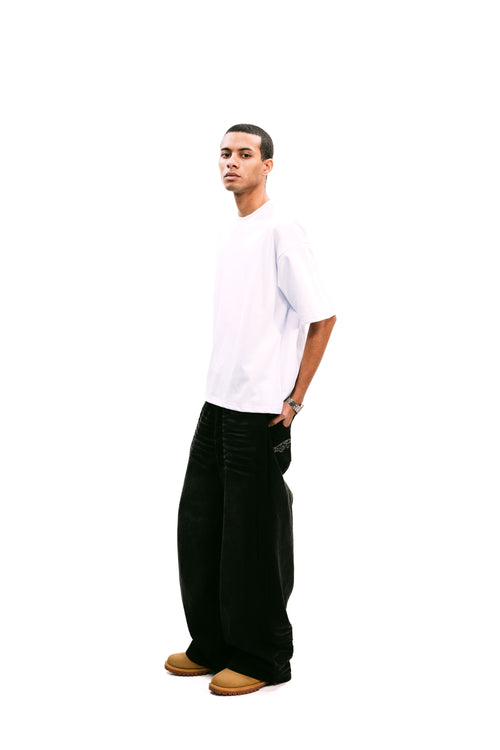 White Daily Boxy Tee
