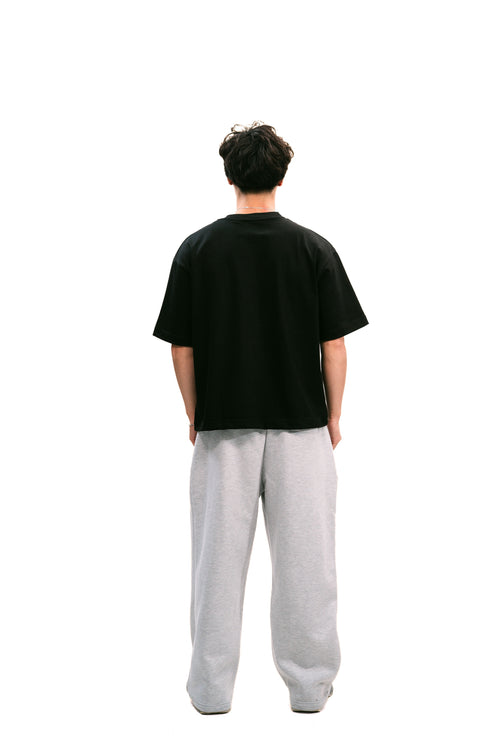 Black Daily Boxy Tee
