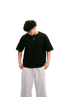 Black Daily Boxy Tee