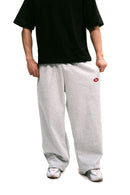 "Always On" Baggy Sweatpants Melange Grey HEAVYWEIGHT