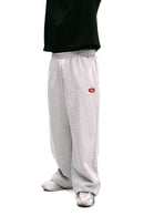 "Always On" Baggy Sweatpants Melange Grey HEAVYWEIGHT