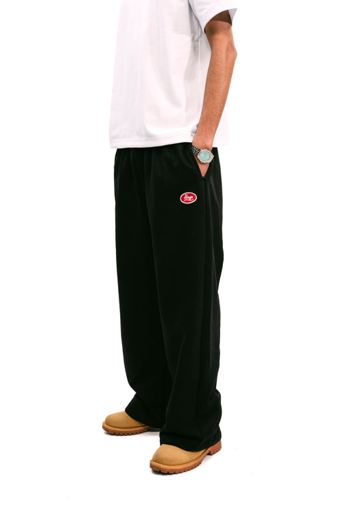 "Always On" Baggy Sweatpants Black HEAVYWEIGHT