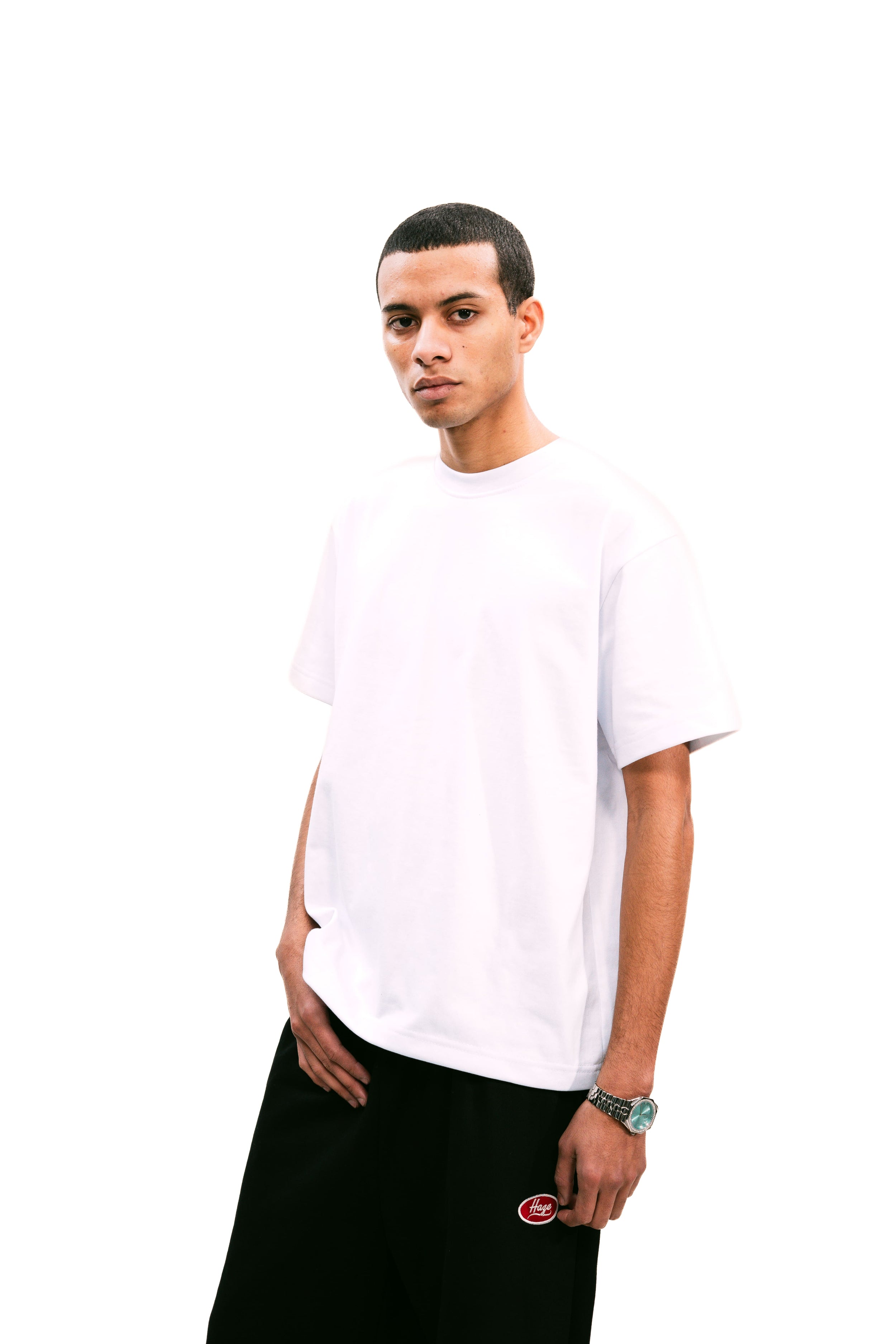 White Daily Regular Tee