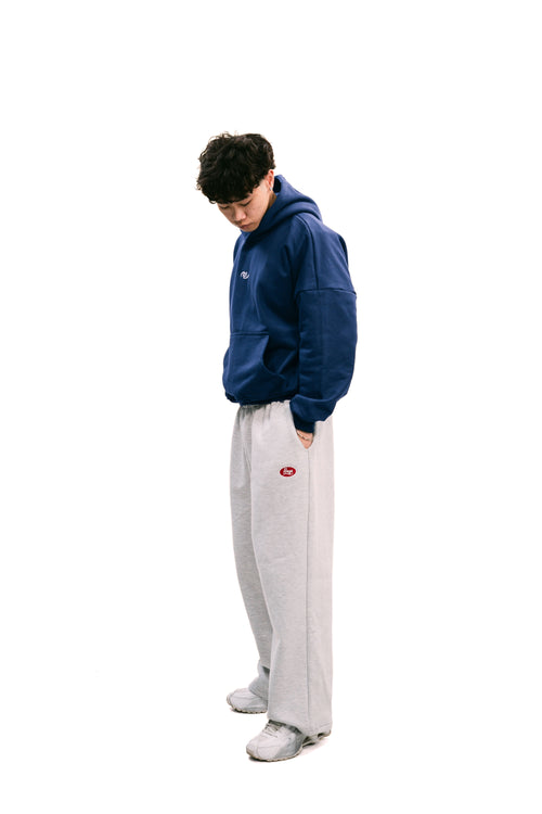 Boxy Fit Hoodie Navy Blue HEAVYWEIGHT