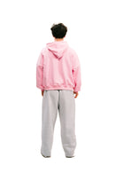Boxy Fit Hoodie Pink HEAVYWEIGHT