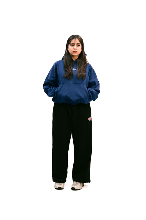 "Always On" Baggy Sweatpants Black HEAVYWEIGHT