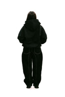 Zip Up Hoodie Black HEAVYWEIGHT