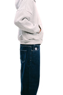 Zip Up Hoodie Melange Grey HEAVYWEIGHT