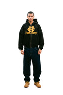 First Date Double Zip Black
