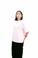 White Daily Boxy Tee