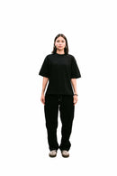 Black Daily Boxy Tee
