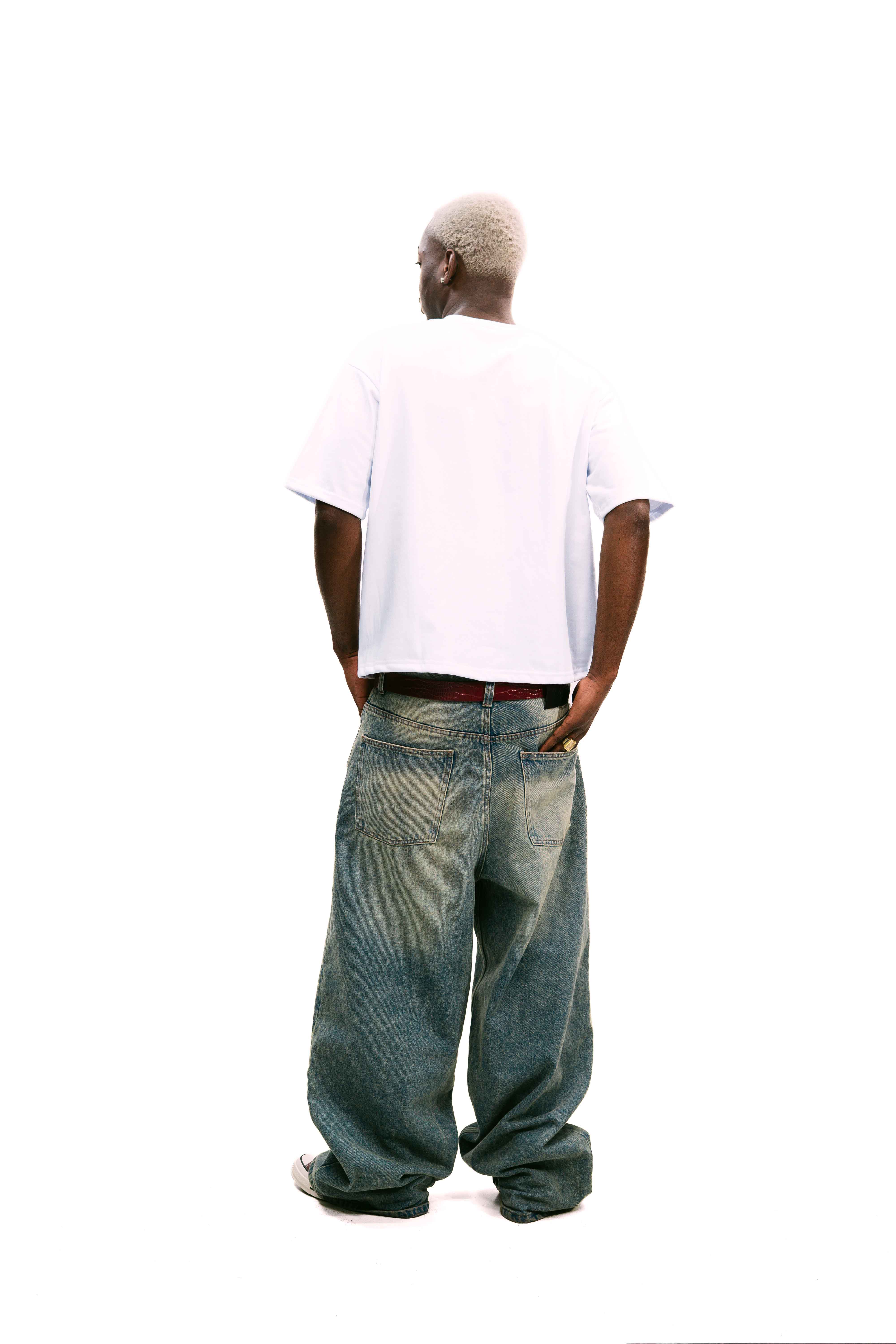 White Daily Boxy Tee