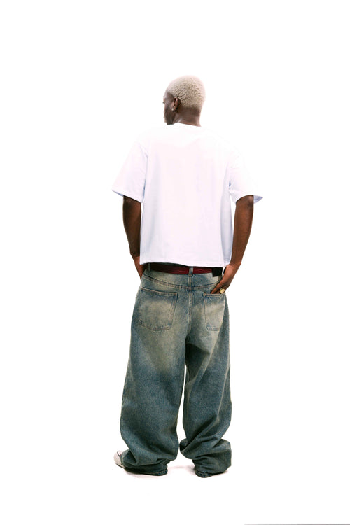 White Daily Boxy Tee