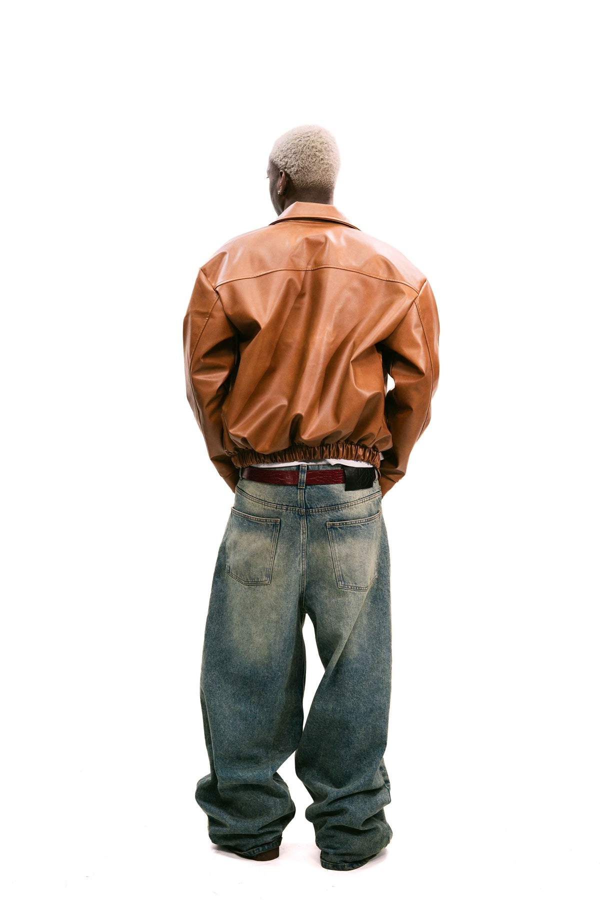 Haze Leather Jacket Camel