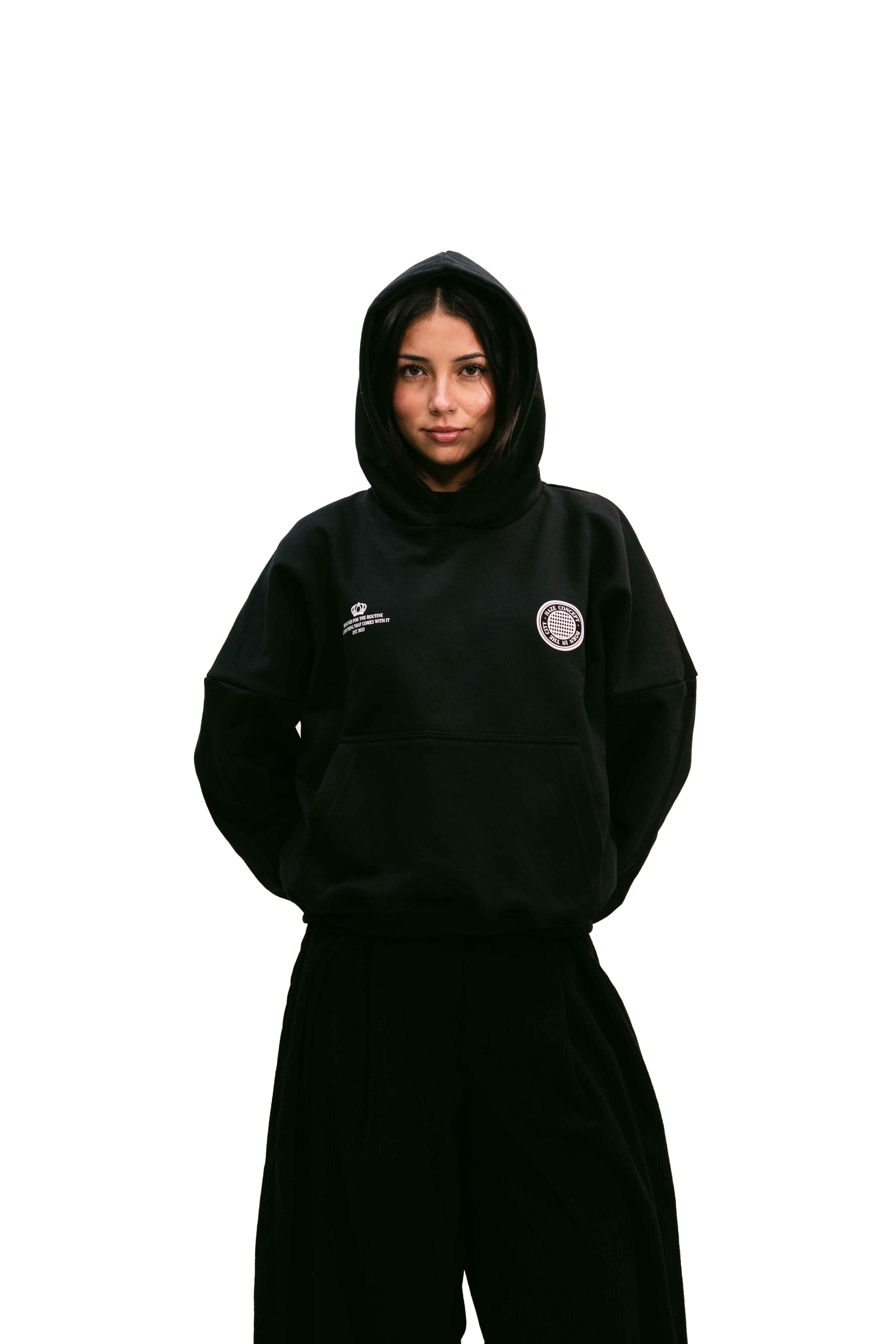 Hoodie "The Locals" Black HEAVYWEIGHT