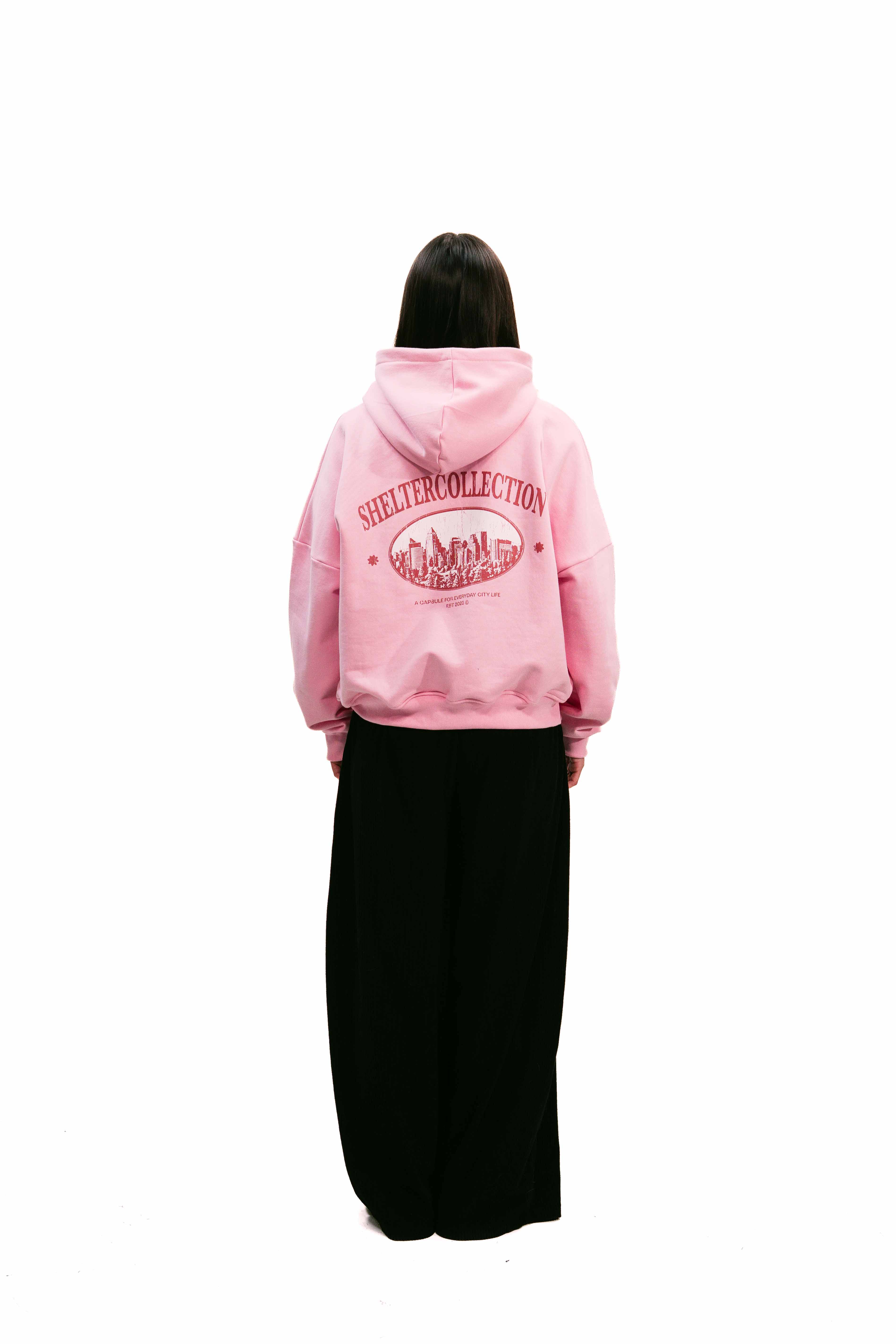 Hoodie "Shelter" Pink