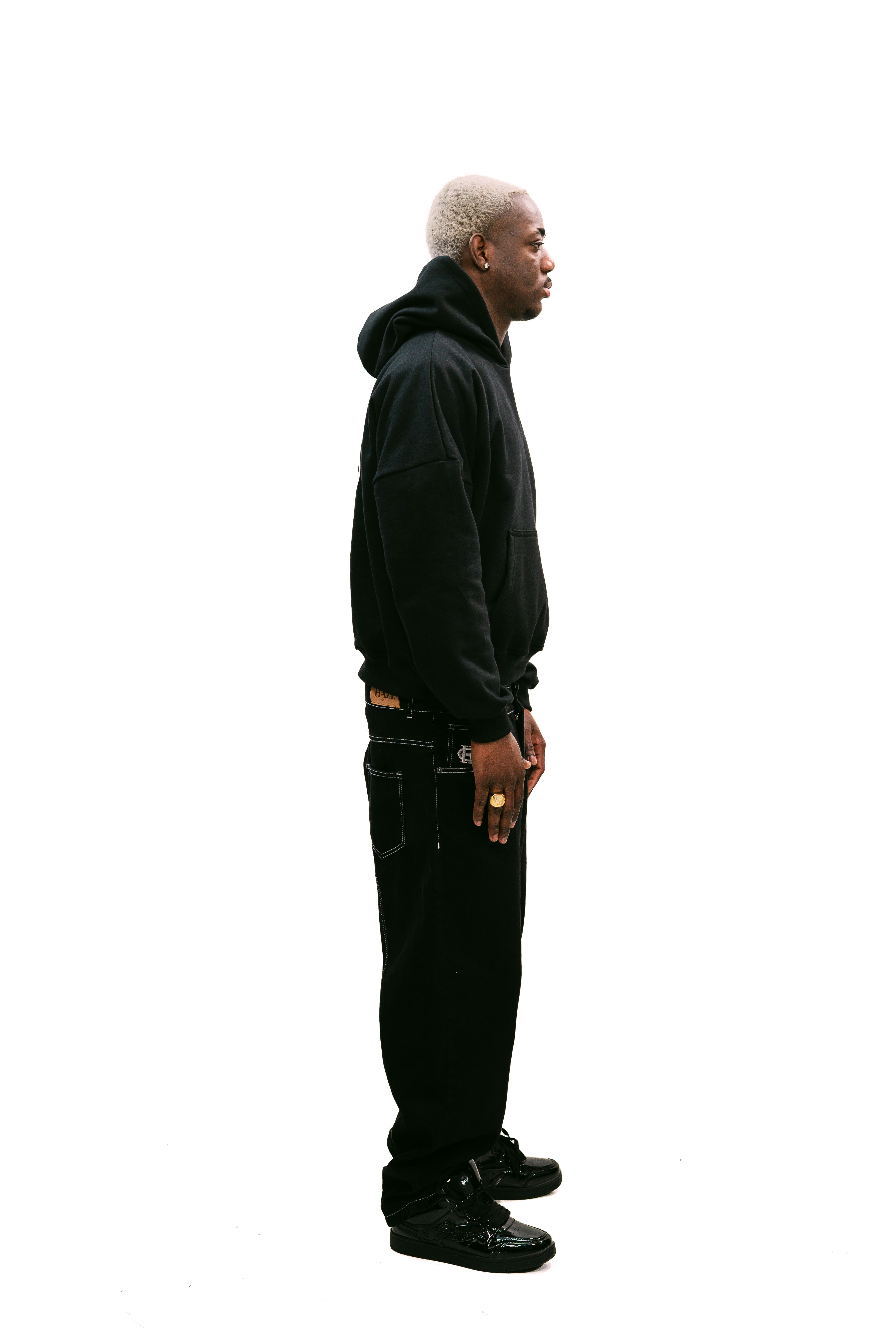Black Icon Denim Pants
