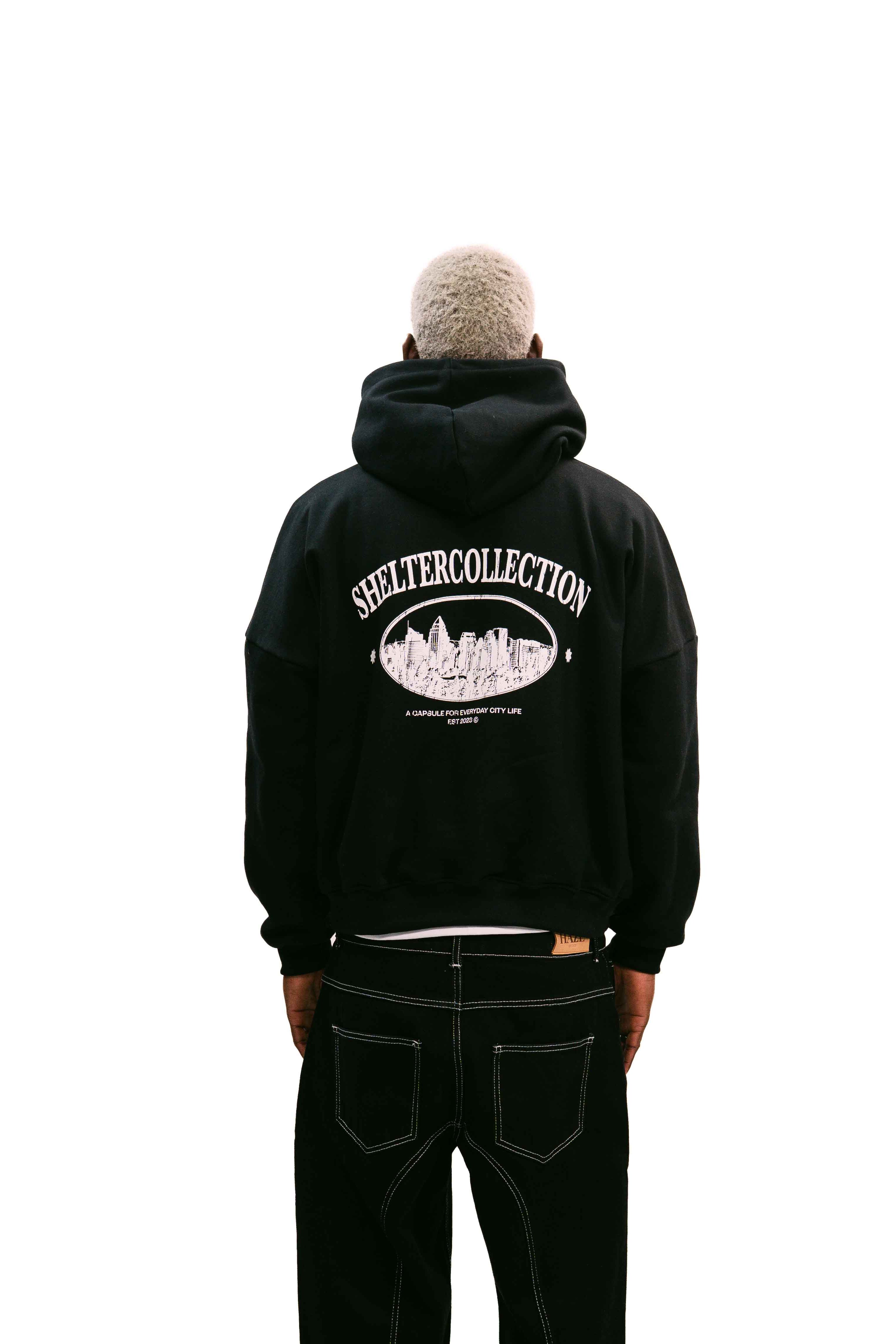 Hoodie "Shelter" Black