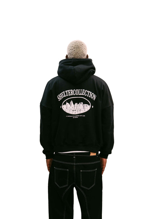 Hoodie "Shelter" Black