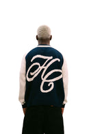 "Clubhouse" Zipper Knit Navy