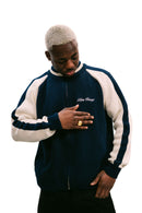 "Clubhouse" Zipper Knit Navy