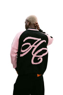 "Clubhouse" Zipper Knit Black
